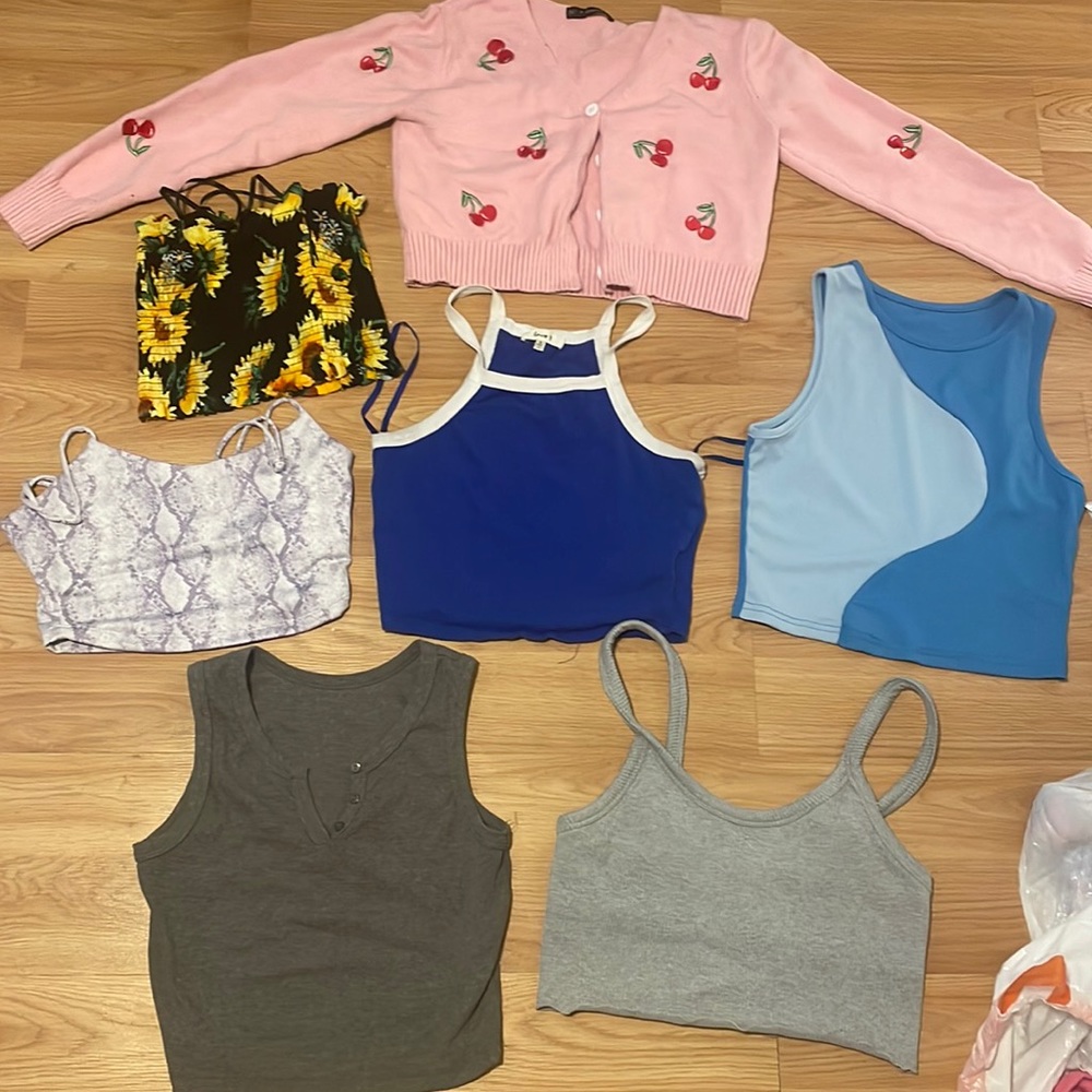 Different shirts, sold together or separately